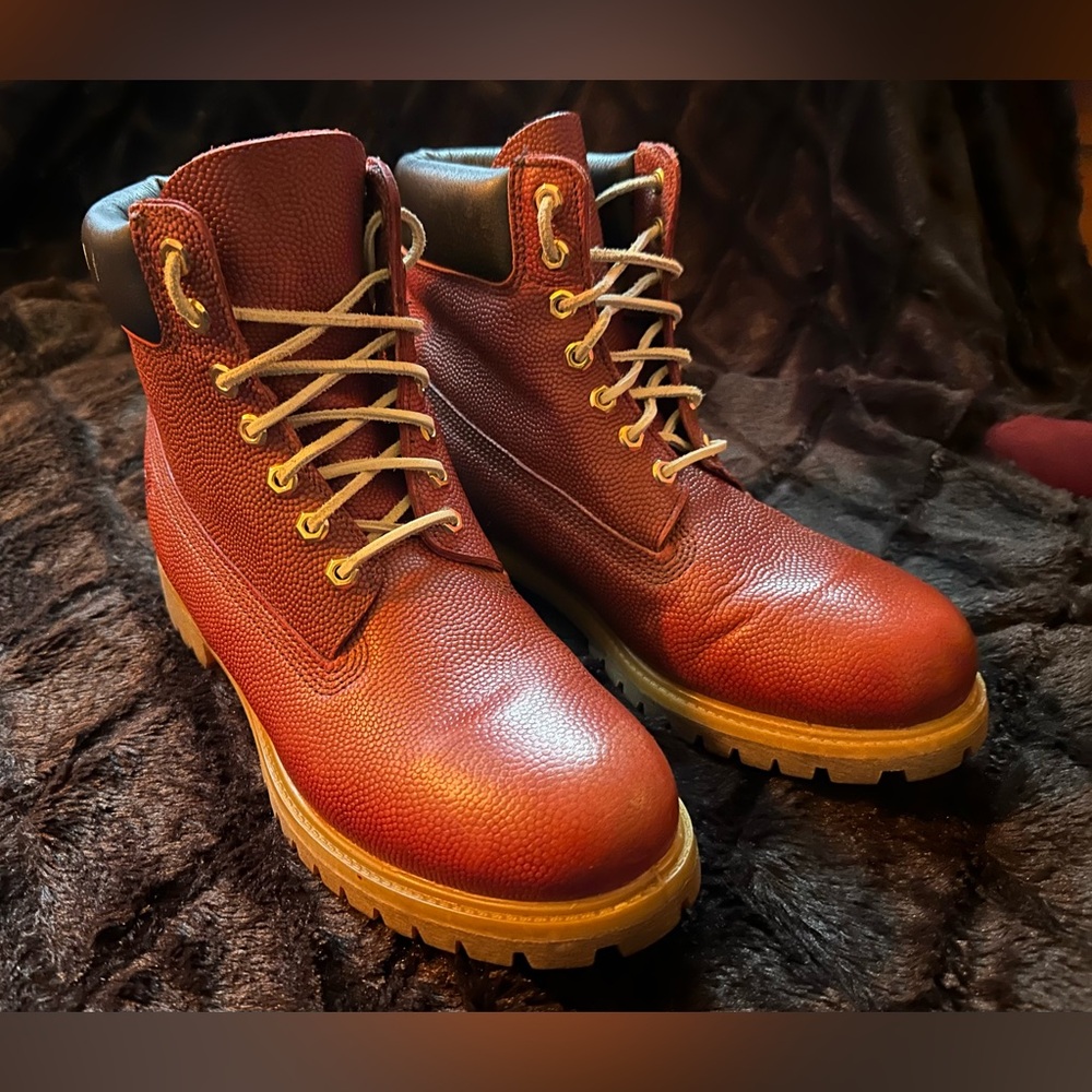 Timberland Rust Leather Boots